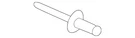 Genuine Volkswagen Speaker Rivet WHT-005-353. Fixed Price $6.69.
