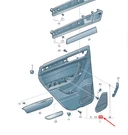 New Vw Touareg MK2 Rear Left Door Loudspeaker Cover 7P6868159NX1 Genuine. Fixed Price $8.42.