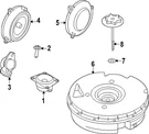 Genuine Nissan Rear Dr Speaker 28155-7LA2A. Fixed Price $109.00.