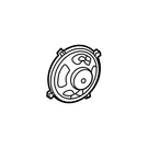 Genuine Mercedes-benz Oe Speaker 197-820-10-02. Fixed Price $929.90.
