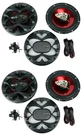 4) New Boss CH6530 6.5" 3-WAY 600W Car Audio Coaxial Speakers Stereo Red. Fixed Price $61.99.