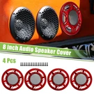 4PCS 8" Car Speaker Grill Cover Mesh Round Audio Subwoofer Guard W/ Screws Red. Fixed Price $43.32.