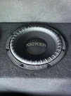Kicker 50GOLD124 50TH Ann. Limited Edition Comp In Car Subwoofer. Fixed Price $160.00.