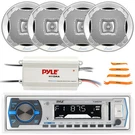 Pyle PLMRB29W Single Din Receiver, 4X 6.5" 400W Max Speaker, 4-CHANNEL Amplifier. Fixed Price $198.99.