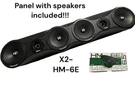 Universal Speaker Panel 4X6.5 2 Tweters Pod ( Wood And Fabric ) Package Deal!. Fixed Price $289.00.