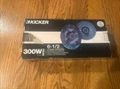 Kicker 300W 6-1/2" Speakers CS65, In Box. Fixed Price $75.00.