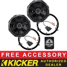Kicker DSC6504 6.5" Oem Speaker Replacement Kit For Volkswagen Beetle 1998-2010. Fixed Price $92.43.