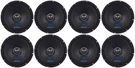 (8) Rockville RXM88 8" 500W Ohm Mid-range Drivers Speakers, Made W/kevlar Cone. Fixed Price $244.60.