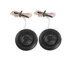 2PCS 120W Black Shell Transparent Silk Stretch Film Dome Tweeter Hifi Auto Car. Fixed Price $20.29.