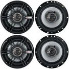 (4) Crunch CS653 6.5" Car Audio 3-WAY Speakers 300 Watts Max 1/2" Inch. Fixed Price $54.90.