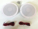 Pyramid 5.25" Marine 100 Watts Dual Cone Stereo Speakers, White, Pair, MDC6. Fixed Price $29.95.