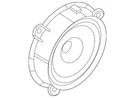Genuine Nissan Rear Dr Speaker 28156-7JA3A. Fixed Price $126.69.