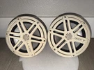 Jl Audio M770-CCX-SG-WH 7.7" Marine Coaxial Speakers W. White "sport" Grilles. Fixed Price $399.99.