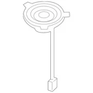 Genuine Volkswagen Inst Panel Speaker 3G8-035-415. Fixed Price $49.54.