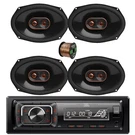 Jbl CELEBRITY150 Single Din Bluetooth Receiver, 4X 6X9" 300W Speakers W/wire. Fixed Price $395.86.