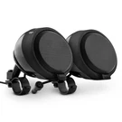 Amplified Handlebar Mount 2.5" Speaker Pods For Motorcycles With Bluetooth DS18. Fixed Price $239.95.