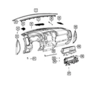 6TZ92TX7AA Mopar Valance Panel Grille Front For Ram 1500 2020-2021. Fixed Price $127.74.