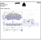 Delphi Disc Brake Pad Set Ford Tourneo Custom Bus Transit Box 12- 2162266. Fixed Price $44.72.