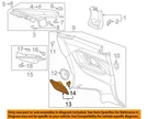Gm Oem 14-16 Elr Quarter Panel Interior Trim-speaker Grille 23168531. Fixed Price $43.69.