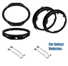 6X9 Front+ 6.5" Rear Door Speaker Install Plates Wire 2015-2022 Ford F150. Fixed Price $54.95.