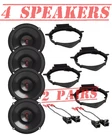 Jbl STAGE3 6.5" 2-WAY Front & Rear Door Car Truck Speakers W/ Installation Kit. Fixed Price $189.99.
