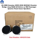 Pair (2) Oem 2009-2026 Chrysler Dodge Jeep Ram Quarter Panel Rear Inner Speakers. Fixed Price $49.99.