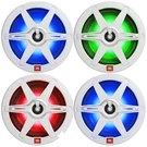 Jbl 8" 450 Max 2-WAY High-performance Marine Rgb Led White Speakers (2 Pairs). Fixed Price $398.99.