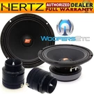 Pkg Hertz SV200.1 8" 500W 4-OHM Midrange Speakers + ST35 1.4" Bullet Tweeters. Fixed Price $619.98.