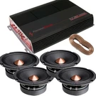 1600WATT Channel Amplifier & 4X 6.5" Mid-range Car Audio Speakers 400W. Fixed Price $238.99.