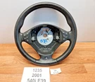 99-03 Oem Bmw E39 525 535 540 Multifunction Steering Wheel Black Leather. Fixed Price $159.95.