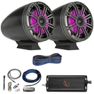 Kicker 6.5" 195W Marine Led Tower Speakers (pair) W/wire, 2-CH Amplifier W/kit. Fixed Price $539.49.