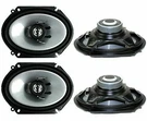 Pair Kenwood Car KFCC6866S 6X8" 500 Watt 2-WAY Audio Coaxial Speakers. Fixed Price $139.90.
