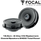 Focal ICVW165 6.5" 16.5CM 2-WAY Replacment Coaxial Speakers 240W Golf 8. Fixed Price $188.05.