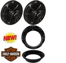 Jvc 300W 6.5" Speakers & Adapters For 1998-2013 Harley Davidson Touring Model. Fixed Price $76.99.