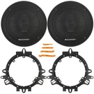 2X Blaupunkt BPS-XS650 6.5" 70W 3-WAY Car Audio Speakers W/speaker Adapter Rings. Fixed Price $73.49.