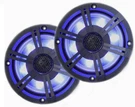 Pqn Audio Waterproof Speakers Integrated Bluetooth Amp & Led 6.5" Black 120W. Fixed Price $233.30.