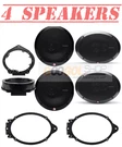 Rockford Fosgate Front Rear Speakers + Adapter 2010- 2015 Chevrolet Camaro. Fixed Price $184.99.