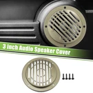 1PCS 3" Car Speaker Grill Cover Round Audio Subwoofer Guard W/ Screws Khaki. Fixed Price $15.49.