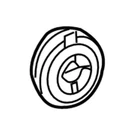 New Genuine Mercedes-benz Loudspeaker 2128202402 / 212-820-24-02 Oem. Fixed Price $58.25.
