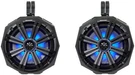 2) 8" Kicker Led Speakers+ssv Swivel Cage Pods For 2014-UNDER Polaris Rzr 4/XP. Fixed Price $504.12.
