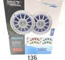 Boss Audio Systems MRGB65S 6.5 Inch Marine Boat Stereo Speakers - 200 Watts Max. Fixed Price $60.00.