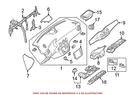 Genuine Oem Speaker Cover 17668003079051 For Mercedes-benz. Fixed Price $21.02.