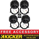 Kicker DSC6504 6.5" Oem Speaker Replacement Full Kit For Jeep Liberty 2002-2012. Fixed Price $169.98.