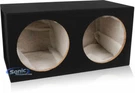 Belva MDFD12 Dual 12" Sealed Car Audio Subwoofer Enclosure / Box. Fixed Price $99.99.