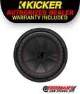 Kicker 48CWR102 Compr Series 10" 2-OHM Dual Voice Coil Subwoofer. Fixed Price $144.96.