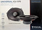 New Focal ICU570 5"X7" 2-WAY Coaxial Car Audio Speakers (pair) 5X7. Fixed Price $199.00.