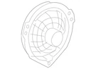 Genuine Mercedes-benz Speaker 204-906-24-01. Fixed Price $61.54.
