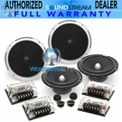 2 Sets Soundstream PF.6 Car 6.5" 100W Rms Component Speakers Tweeters Crossvers. Fixed Price $129.99.