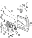 Genuine Mopar Clip Right 68044831AA. Fixed Price $5.40.