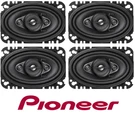 2- Pairs Pioneer TS-A4670F 6" 4-WAY 210 Watts Coaxial Car Speaker. Fixed Price $161.99.